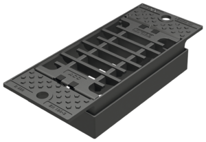Pultform, einwalzbar, Rost im Aqua Plus Design