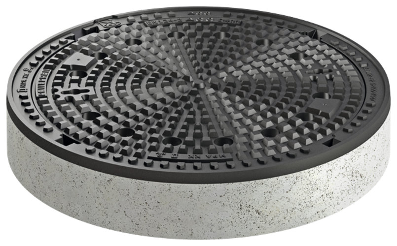 Rahmenausfuehrung Duropren Begu Rund Und Guss Deckel 358240