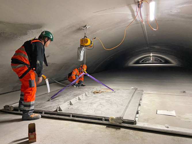 Tunnel Einbringoeffnung 1