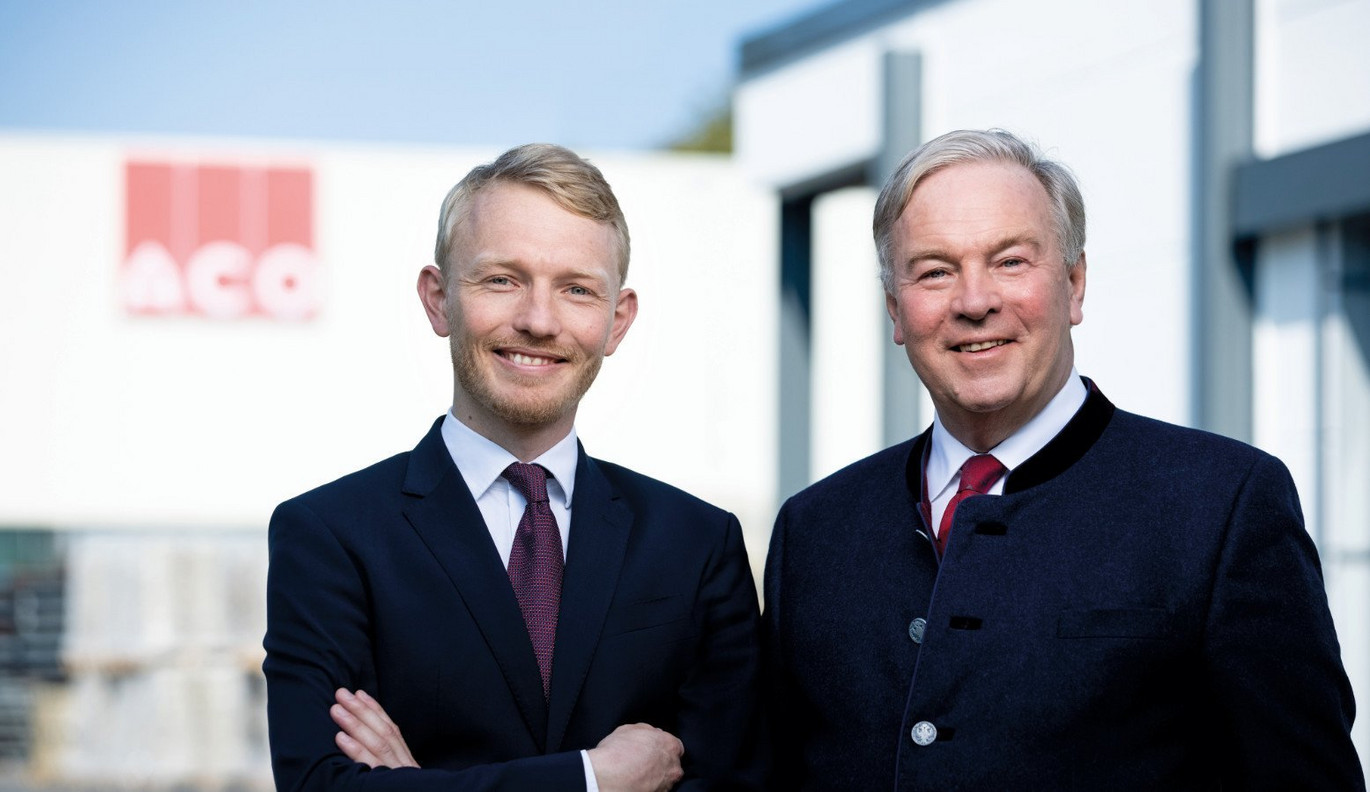 Iver Ahlmann (left) and Hans-Julius Ahlmann (right) - Managing Partners of the ACO Group
